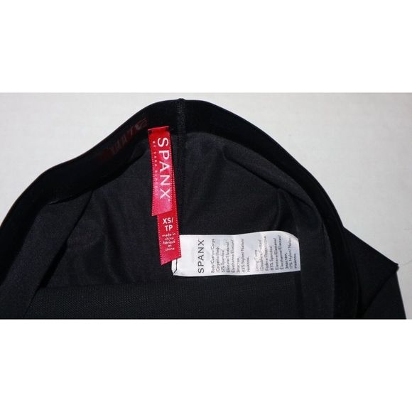 Spanx Women's Sz XS Very Black High-Waist Mid-Thigh Shaping Shorts Shapewear $72 - Picture 5 of 8